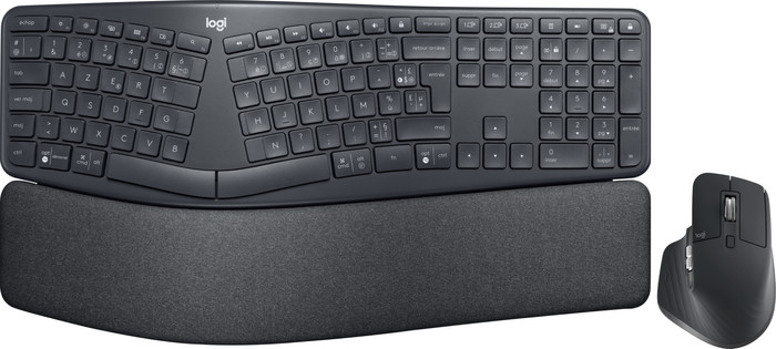 Logitech K860 Ergonomisch Draadloos Toetsenbord Azerty + Logitech MX Master 3S Main Image