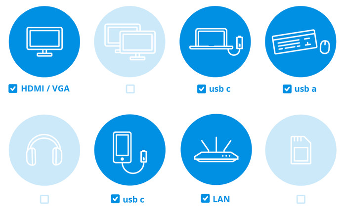 Microsoft Surface USB-C Travel Hub Wired USB 3.2 Gen 2 Black visual Coolblue 1