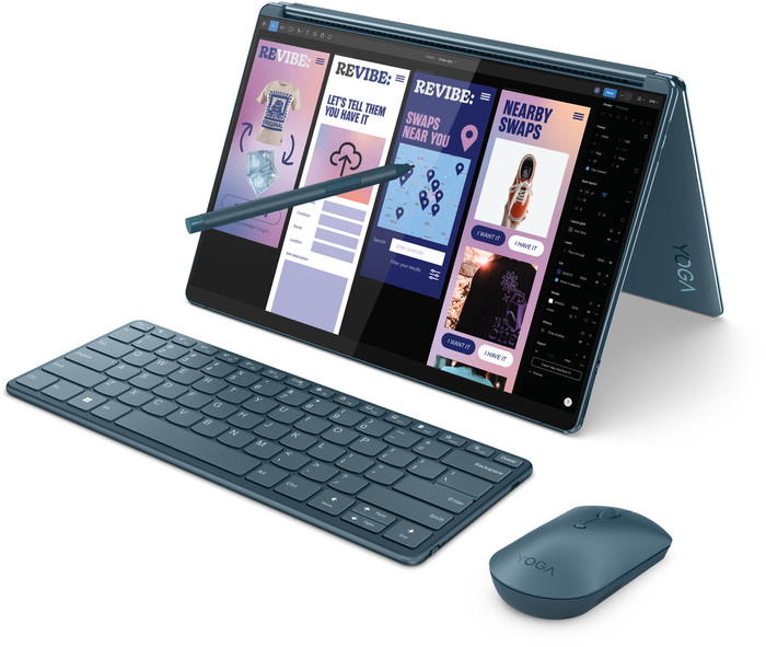 Lenovo Yoga Book 9 83KJ0034MB Azerty rechterkant