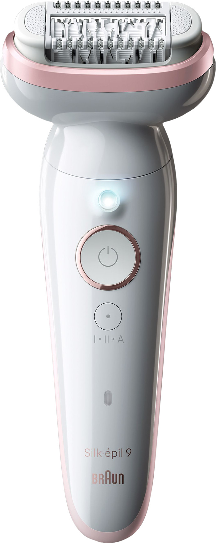 Braun Silk·épil 9 9-000 Wit/Flamingo voorkant