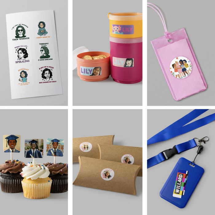 Cricut Photo Pack for StickerPix Print product in use