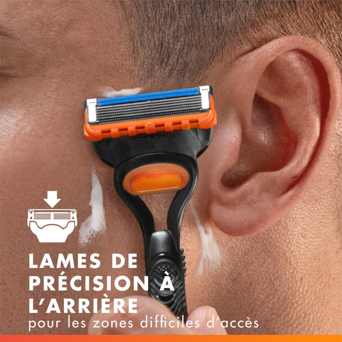 Gillette Fusion5 Recharges de Rasoir (24 pièces) produit à l'usage