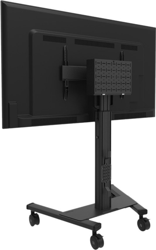 Neomounts MOVE Up FL50S-825BL1 mobiele vloersteun Zwart achterkant