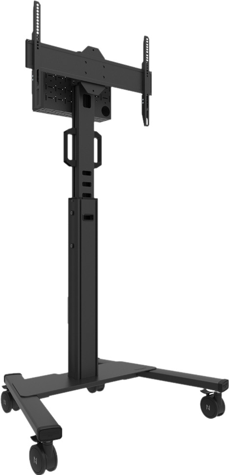 Neomounts MOVE Up FL50S-825BL1 mobiele vloersteun Zwart linkerkant