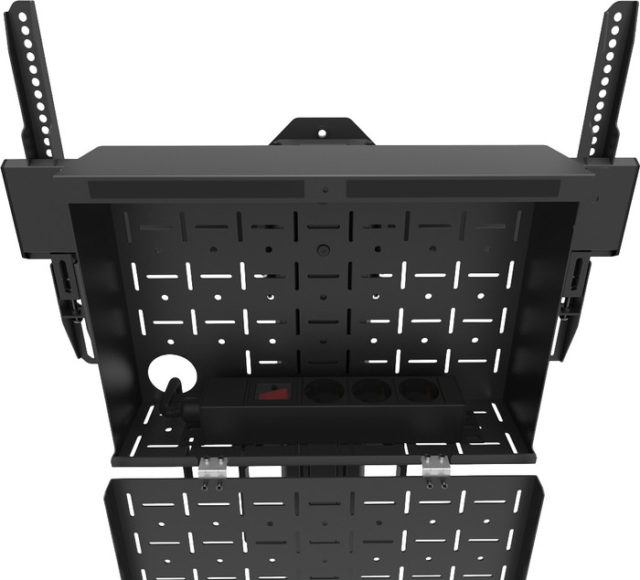 Neomounts MOVE Up FL50S-825BL1 mobiele vloersteun Zwart detail