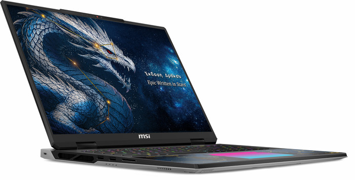 MSI Titan 18 HX Dragon Edition Draco Epic A2WJ-1263BE linkerkant