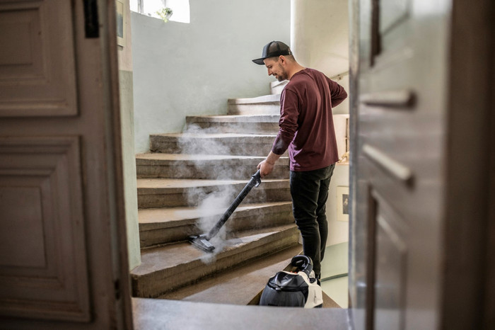 Kärcher SV7 product in gebruik