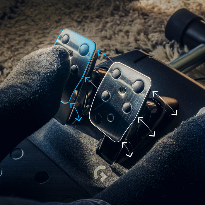 Logitech G923 TRUEFORCE - Racing Wheel with Force Feedback for PlayStation 5, PS4, and PC detail