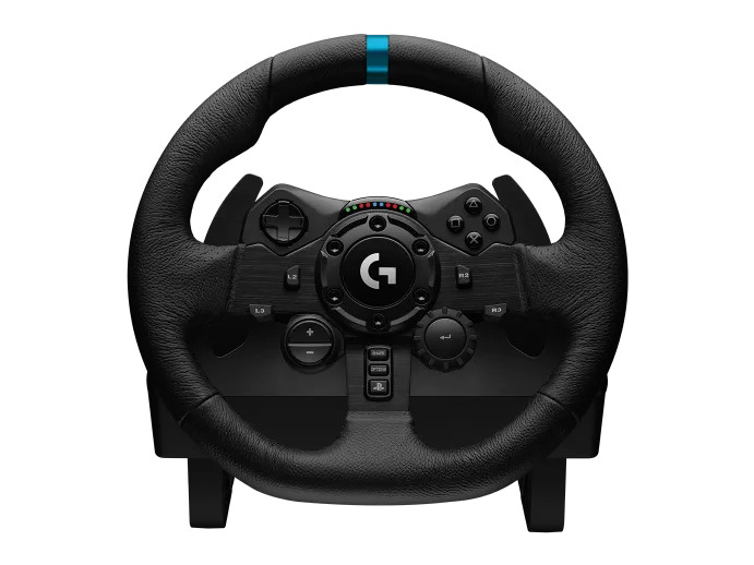 Logitech G923 TRUEFORCE - Racing Wheel with Force Feedback for PlayStation 5, PS4, and PC front