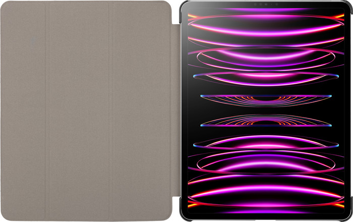 BlueBuilt Apple iPad Air 13 inches (2025/2024)/Pro 12.9 inches (2022) Tri-Fold Book Case Black front