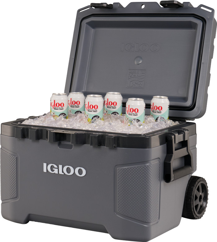 Igloo Trailmate 52 QT Carbonite Roller Glacière produit à l'usage