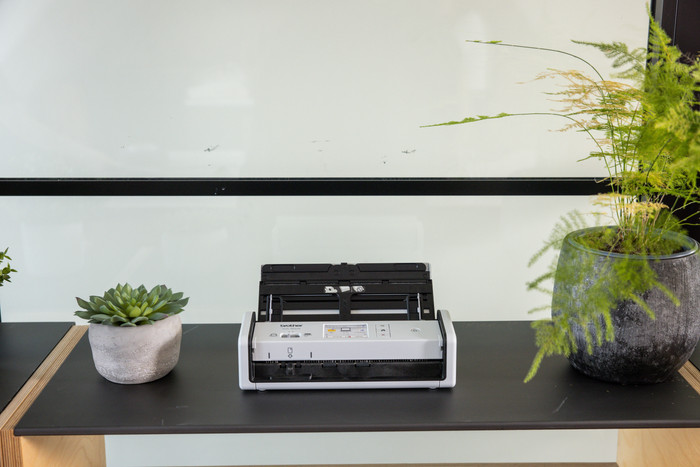 Brother ADS-1800W Scanner product in use