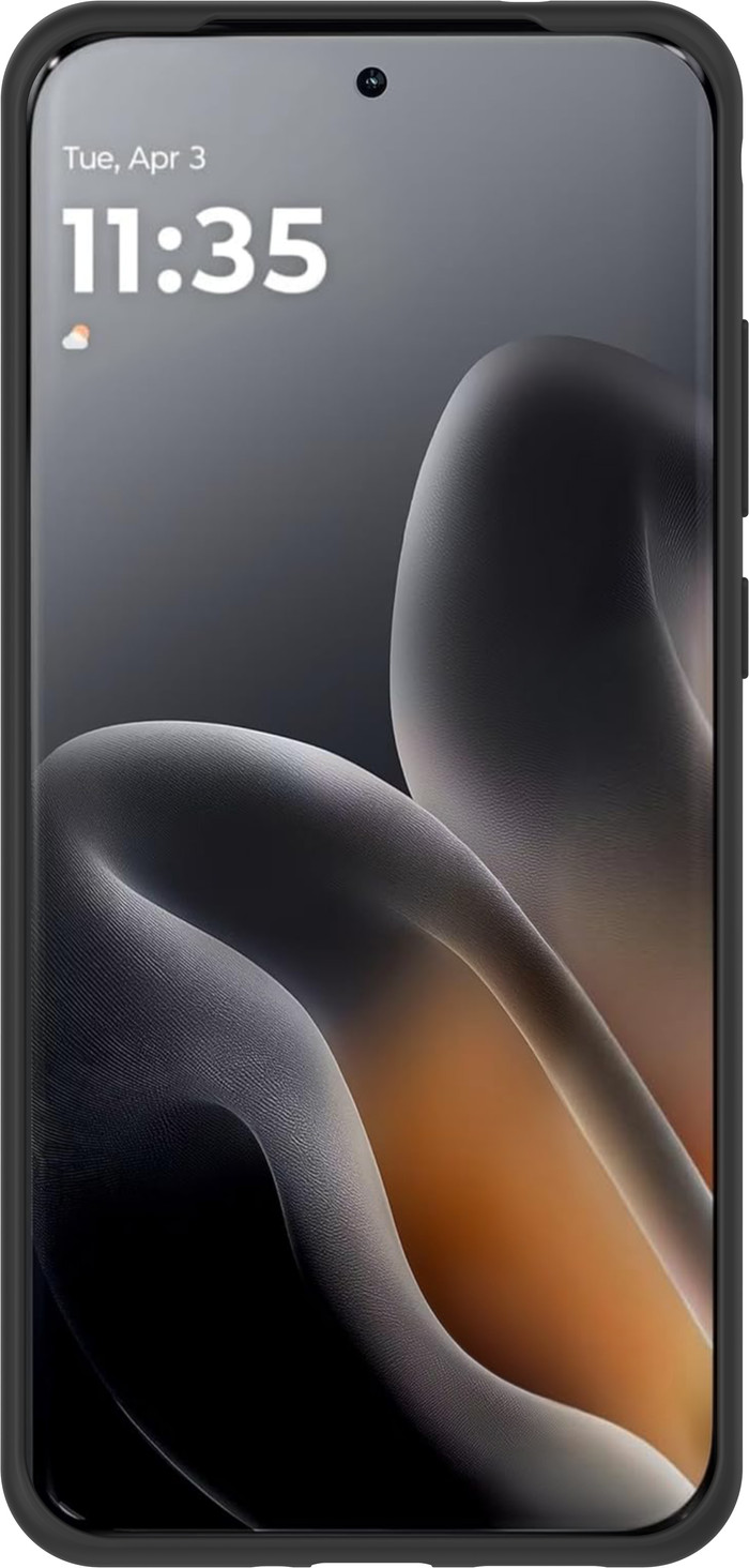 Just in Case KickLite Motorola Edge 70 Fusion Back Cover Zwart voorkant