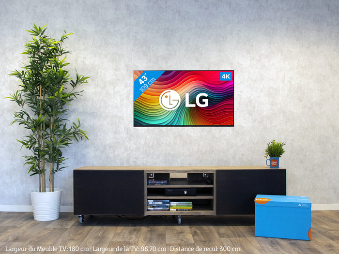 LG 43NANO81T6A (2024) + Barre de Son visuel Coolblue 1