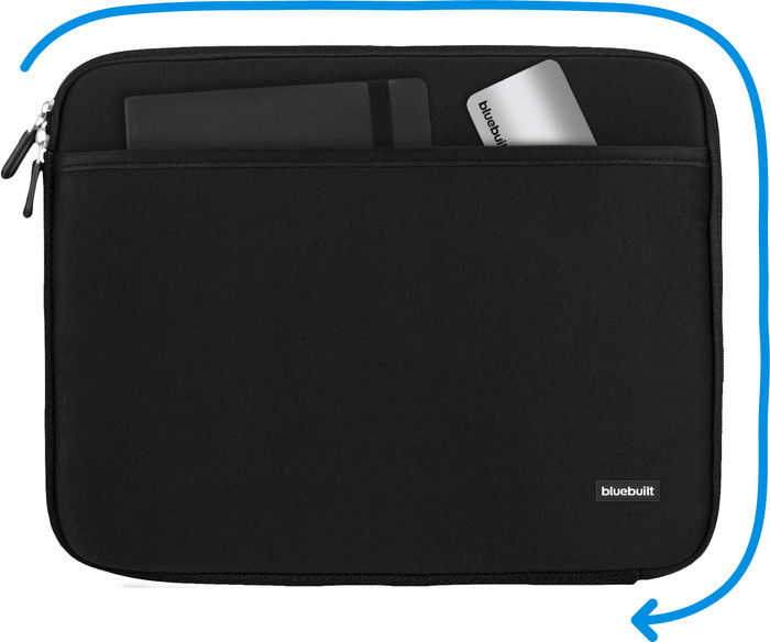 BlueBuilt Laptop Sleeve Width 31cm 13 inches S Black visual Coolblue 1