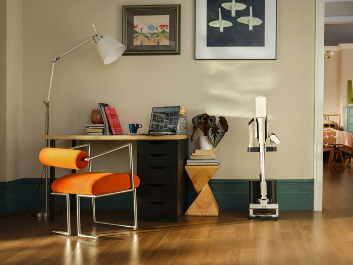 Roborock H60 Hub product in gebruik