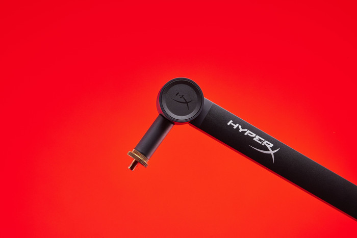HyperX Caster Mic and Camera Arm product in use