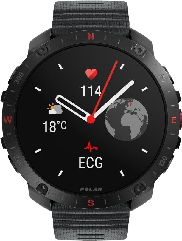 Polar Grit X 2 Pro Zwart voorkant