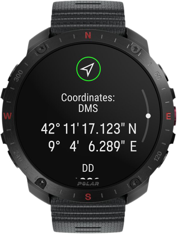 Polar Grit X 2 Pro Zwart voorkant