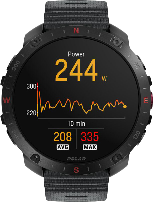 Polar Grit X 2 Pro Zwart voorkant