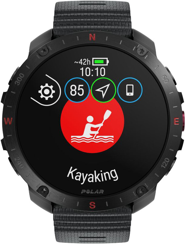 Polar Grit X 2 Pro Zwart voorkant