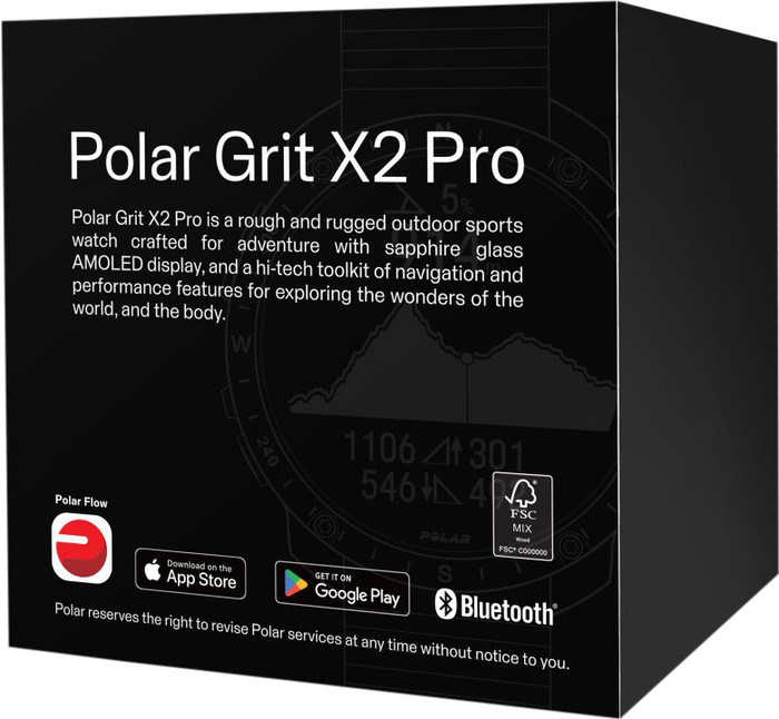 Polar Grit X 2 Pro Argent emballage