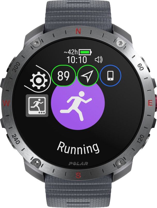 Polar Grit X 2 Pro Argent avant