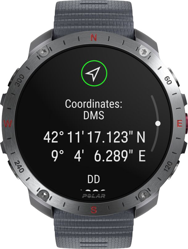 Polar Grit X 2 Pro Argent avant