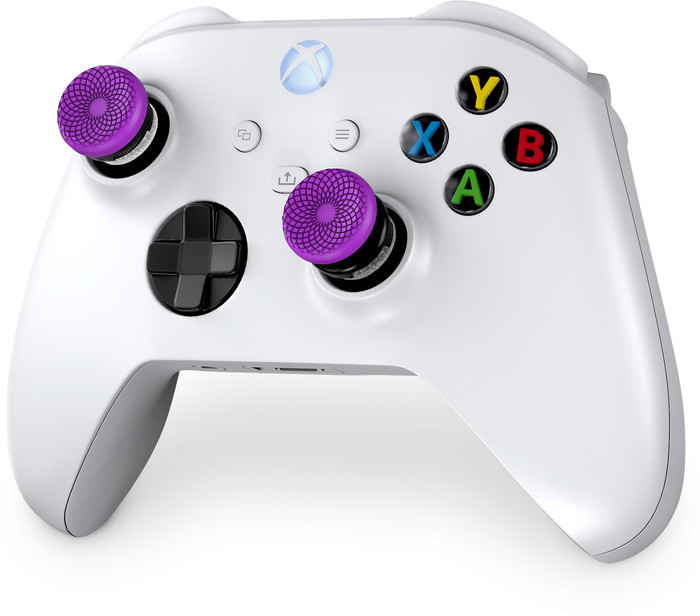 KontrolFreek Frenzy AimBoost Appui-pouces + Anneaux de Précision Mauve/Noir Xbox détail