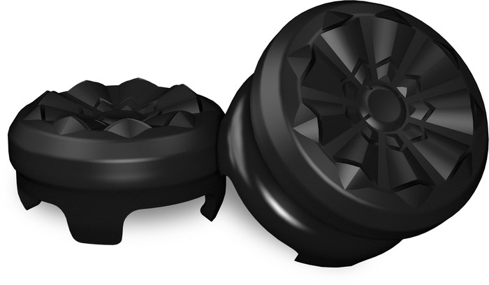 KontrolFreek Galaxy AimBoost Appui-pouces + Anneaux de Précision Noir PS5/PS4 avant