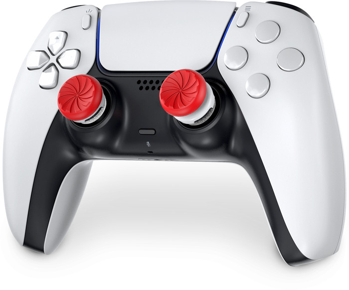 KontrolFreek Inferno AimBoost Appui-pouces + Anneaux de Précision Rouge/Blanc PS5/PS4 détail