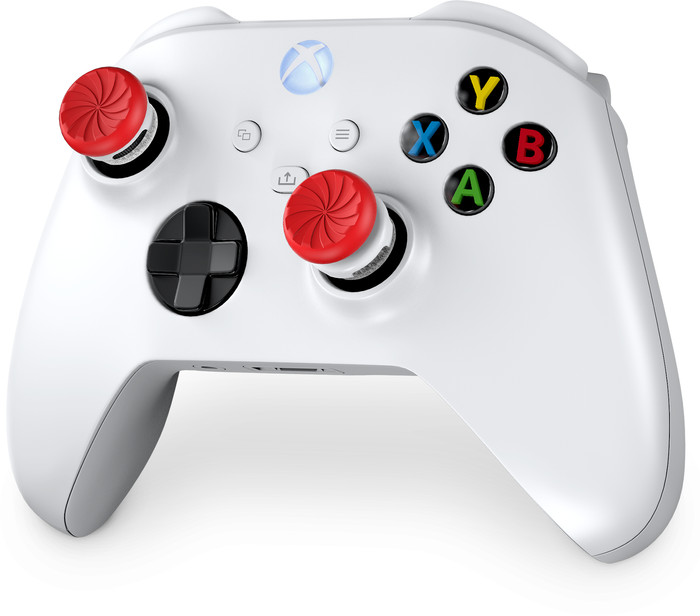 KontrolFreek Inferno AimBoost Appui-pouces + Anneaux de Précision Rouge/Blanc Xbox détail