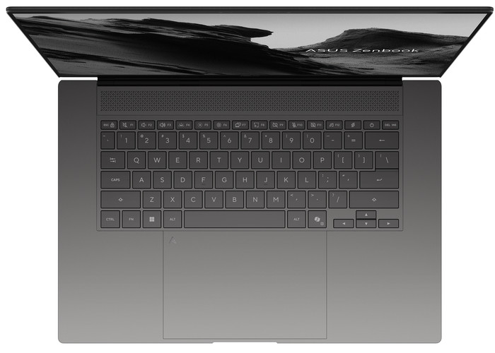 ASUS Zenbook S OLED Copilot+ PC 16 UM5606GA-SS188W-BE Azerty bovenkant