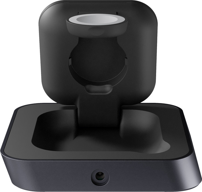 ZENS MagSafe en Qi2 Draadloze Oplader 15W met Standaard en Watch Stand achterkant