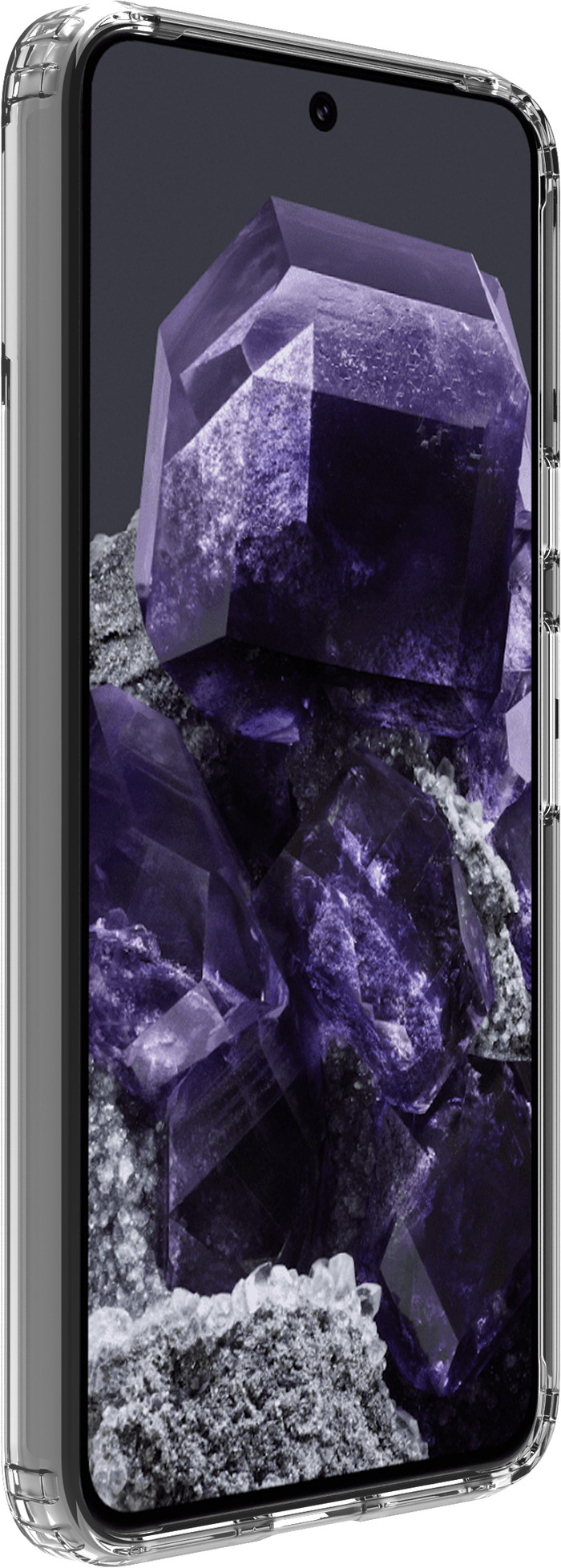 BlueBuilt Protective Back Cover Google Pixel 8 Transparant voorkant