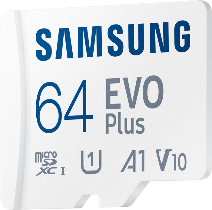 Samsung microSDXC EVO Plus 64GB right side