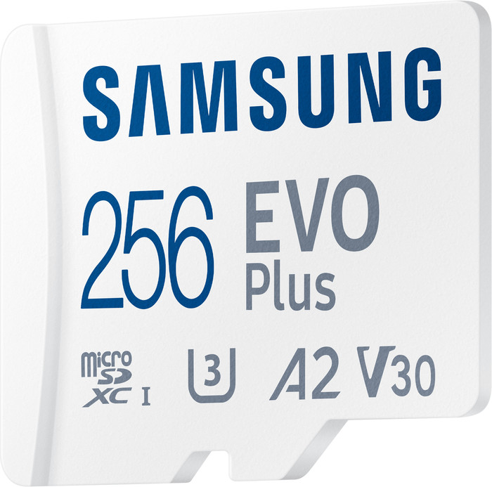 Samsung MicroSDXC EVO Plus (2024) 256GB rechterkant