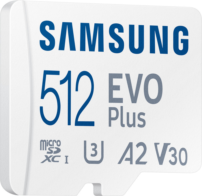 Samsung microSDXC EVO Plus (2024) 512GB left side