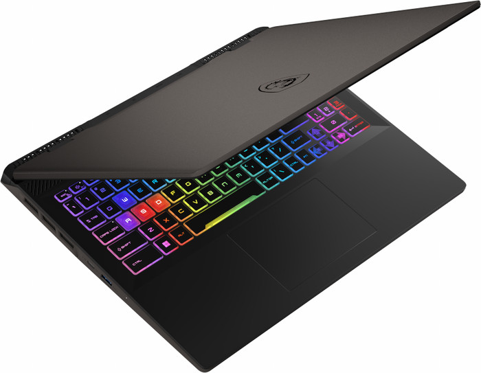 MSI Sword 16 HX B14VFKG-016BE Azerty bovenkant