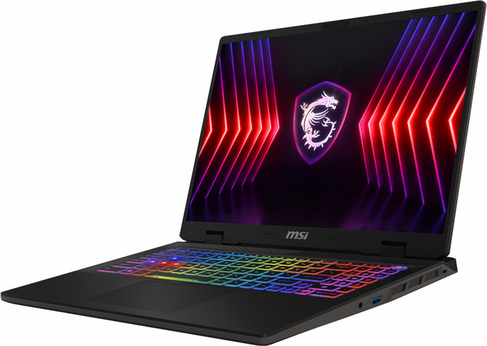 MSI Sword 16 HX B14VFKG-016BE Azerty rechterkant