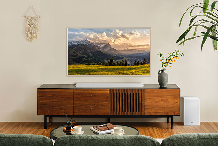 Samsung 50" The Frame LS03FA (2025) + Samsung HW-S701D Wit (2024) null