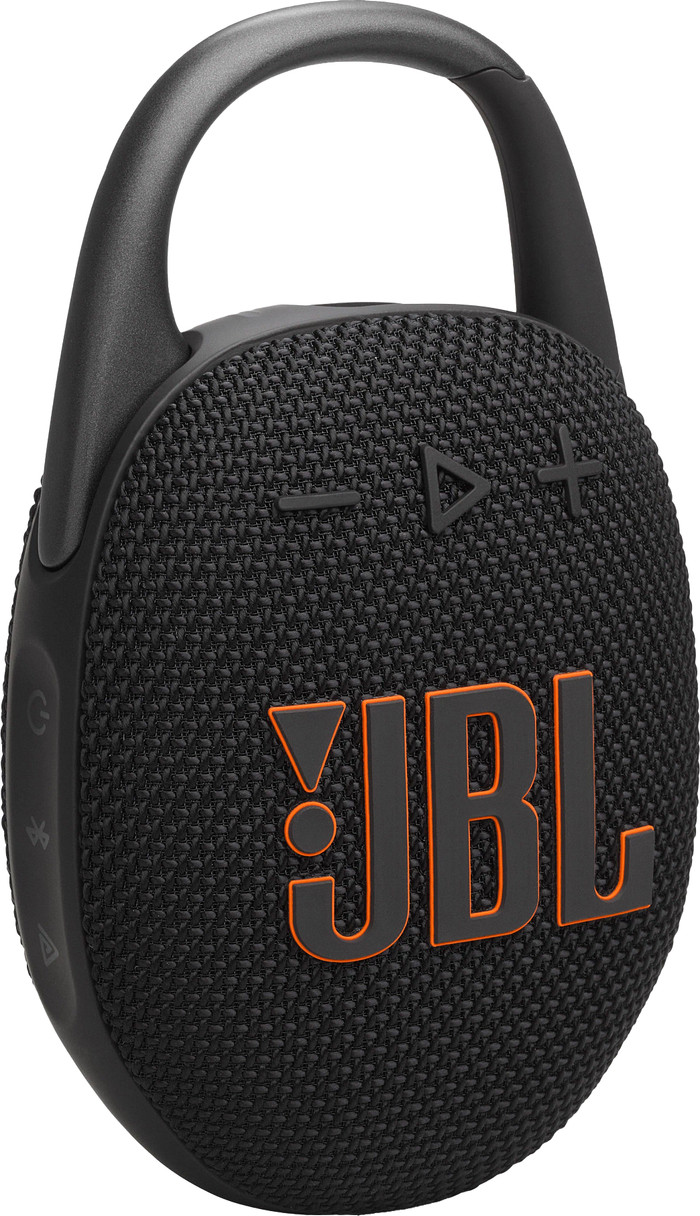 JBL Clip 5 Black 4-pack left side