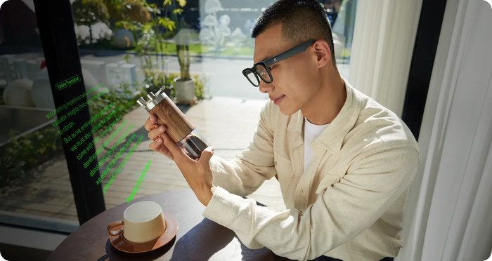 Rokid Glasses product in gebruik
