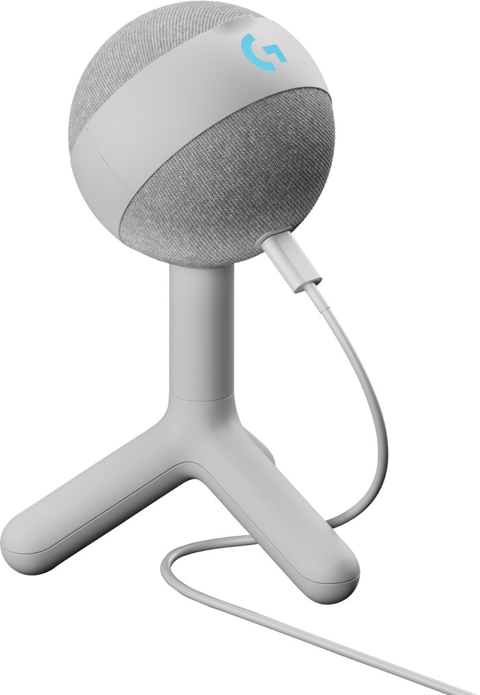 Logitech G Yeti Orb Condenser RGB Microphone White back