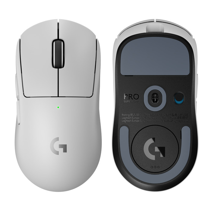 Logitech G PRO X Superlight 2 Lightspeed Souris Gamer Sans Fil Blanc produit composé
