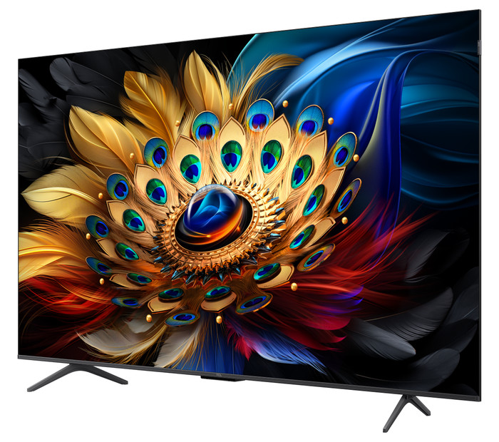 TCL QLED 55C61B (2024) linkerkant