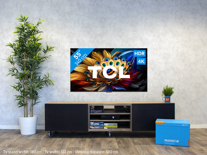 TCL QLED 55C61B (2024) visual Coolblue 1
