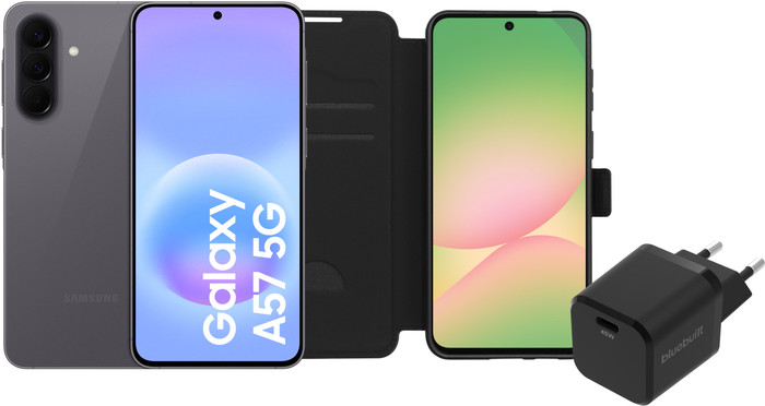 Samsung Galaxy A57 256GB Gray 5G + Basic Accessory Pack Main Image