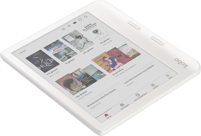 Kobo Libra Colour White left side