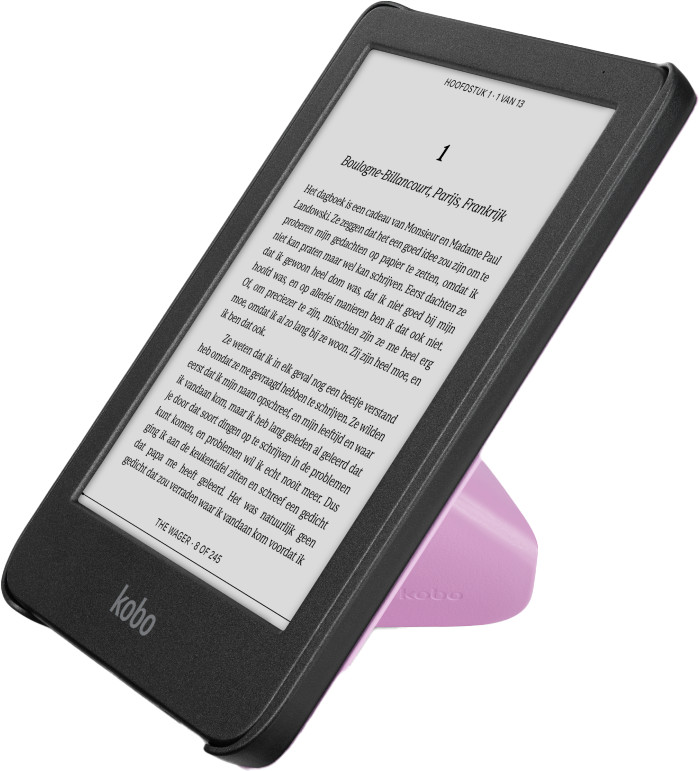 Kobo Clara BW/Colour SleepCover Pink right side